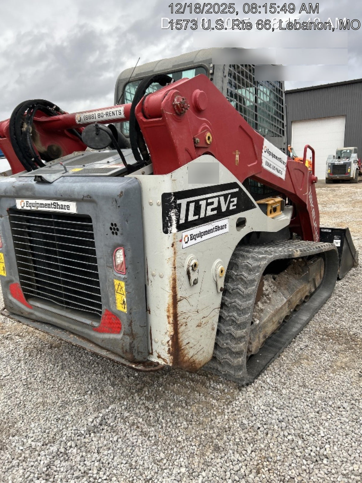 2020 Takeuchi TL12V2-CRH Cab/Heat/Air, Rubber Track, High Flow