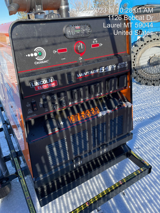 2022 Lincoln Electric Vantage 549X Crosslink Technology, Trailer Mounted, ES Decals, T3