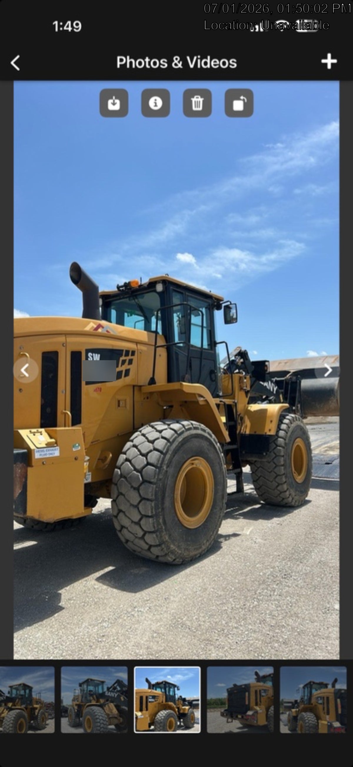 2019 SANY SW405K