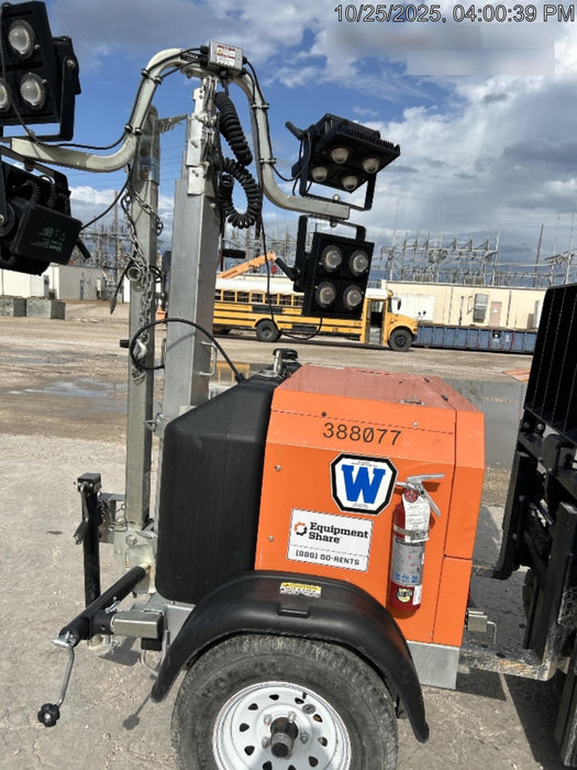 2024 Wanco WLTT-4MM4K Diesel, Deep Sea Controller, Shore Power Plug, Auto Start, (4) 350W LED Floodlights, 4kW Generator, 60 Gal Fuel Tank, 2" Ball, T3