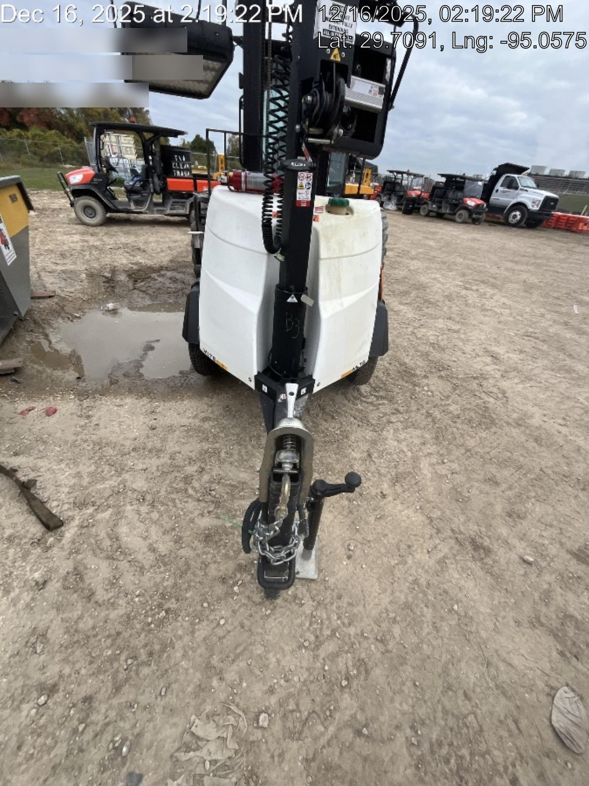2025 Generac MLTS-4 Diesel, Mitsubishi L2E, 7.1 hp @1800 rpm, Flex Switch 120V Input, Powerzone Controller, (4) 320W LED Lights, 4kW Generator, 39.9 Gal Fuel Tank, 2" Ball