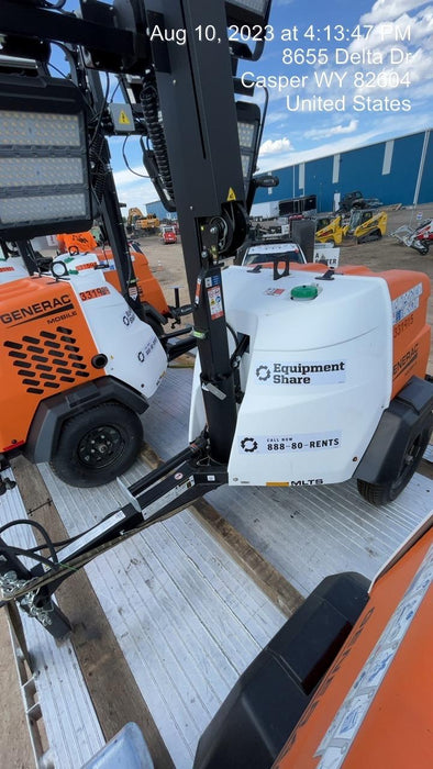 2023 Generac MLT2 Diesel, Flex Switch 120V Input, Powerzone Controller, (4) 320W LED Lights, 4kW Generator, 39.9 Gal Fuel Tank, 2" Ball, T3