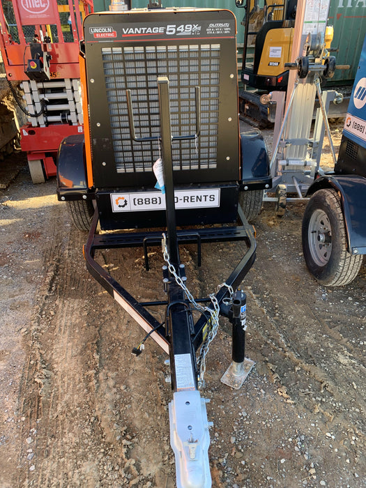 2021 Lincoln Electric Vantage 549X Ready Pak 3, ORANGE (includes trailer, cable rack, fender light kit)