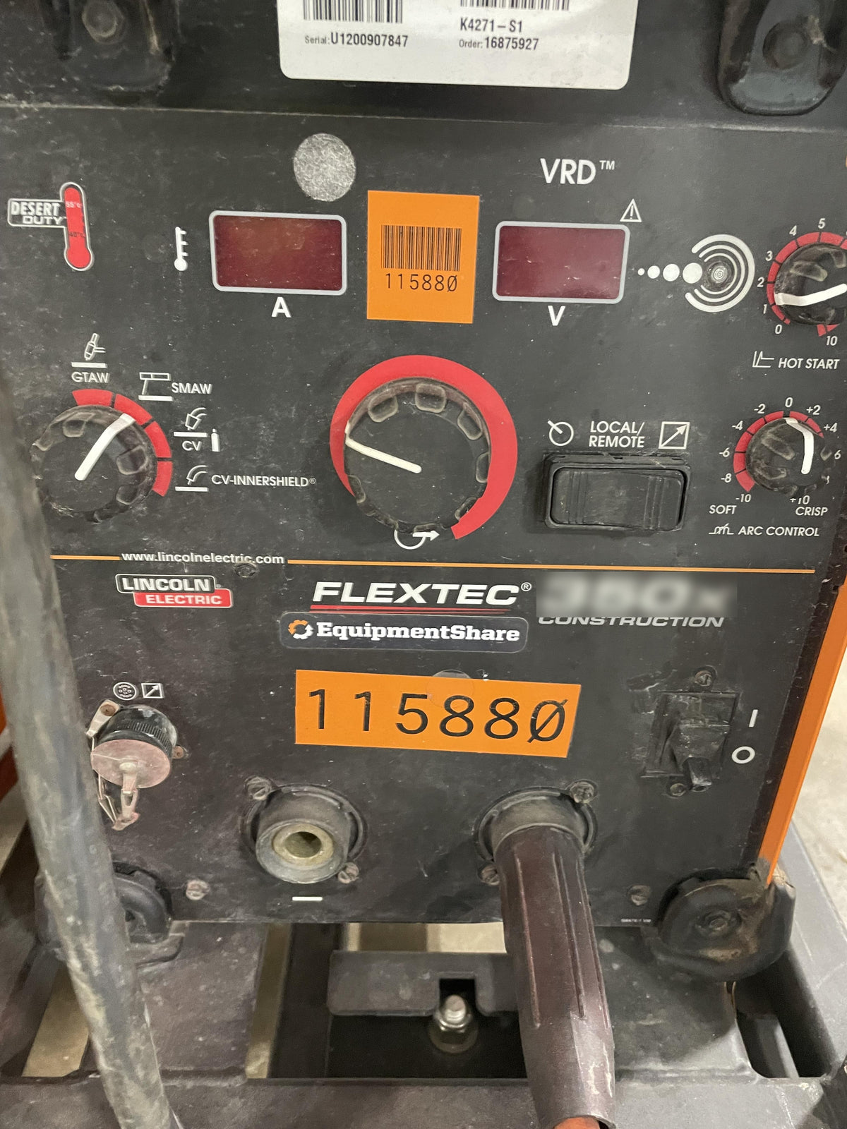 2020 LINCOLN ELECTRIC FLEXTEC 350X