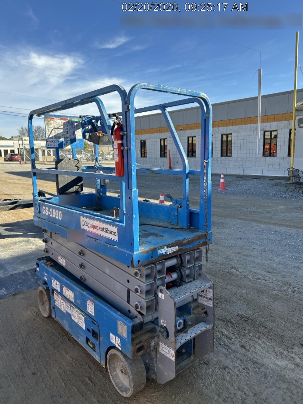 2019 Genie GS-1930 Fixed Rails with Chain Entry