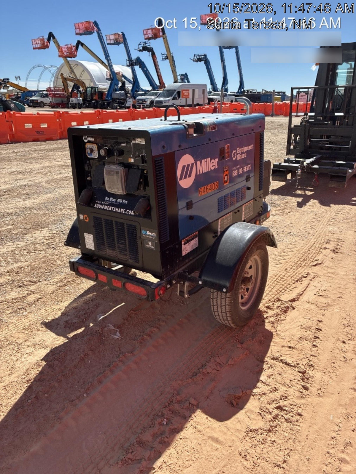 2026 MILLER ELECTRIC BIG BLUE 400