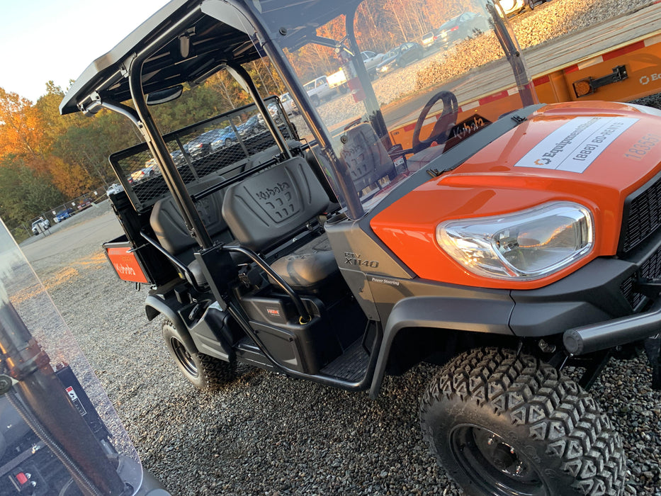 2021 Kubota RTV-X1140W-H Plastic Canopy, Windshield Acrylic Clear, LED Strobe Light, Wire Harness Kit, Back up Alarm