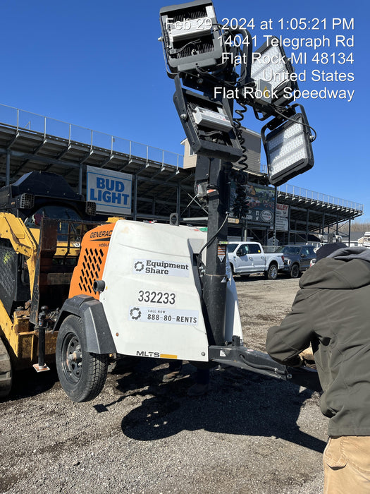 2023 Generac MLT2 Diesel, Flex Switch 120V Input, Powerzone Controller, (4) 320W LED Lights, 4kW Generator, 39.9 Gal Fuel Tank, 2" Ball, T3