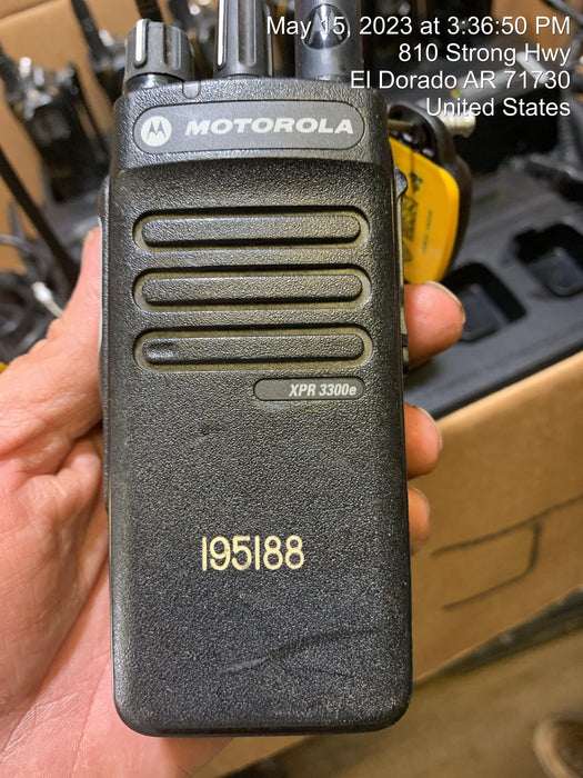 2021 MOTOROLA XPR3300E