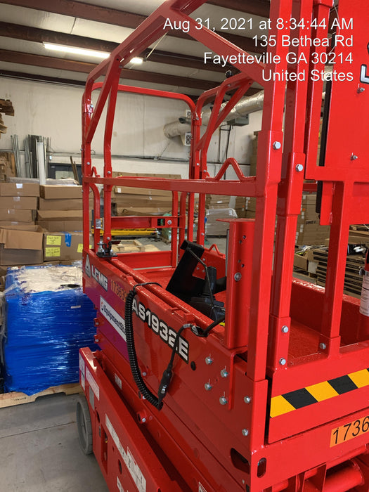 2021 Lgmg AS1932E Electric Drive, Solid Non Marking Tires, Dual Beacons