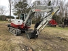 2019 Takeuchi TB290 Cab, AC, Rubber Tracks, Dozer Blade, Travel Alarm, Control Pattern Change Valve, Auxiliary Hydraulics w/18" Quick Coupler Bucket with teeth, 6.2 cu. ft. capacity/24" Quick Coupler Bucket with teeth, 8.6 cu. ft. capacity/36" Quick Coupler Bucket with teeth, 13.4 cu. ft. capacity, Quick Coupler, Hydraulic Thumb Installed