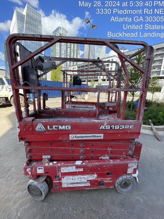 2021 Lgmg AS1932E Electric Drive, Solid Non Marking Tires, Dual Beacons