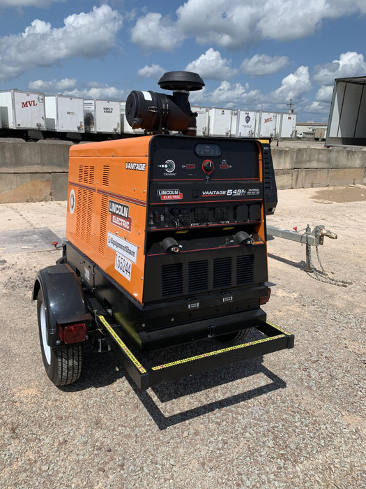 2021 Lincoln Electric Vantage 549X Ready Pak 3, ORANGE (includes trailer, cable rack, fender light kit)