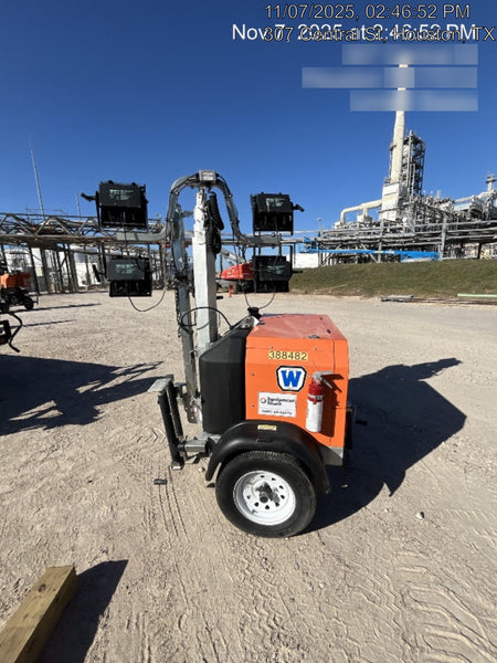 2024 Wanco WLTT-4MM4K Diesel, Deep Sea Controller, Shore Power Plug, Auto Start, (4) 350W LED Floodlights, 4kW Generator, 60 Gal Fuel Tank, 2" Ball, T3