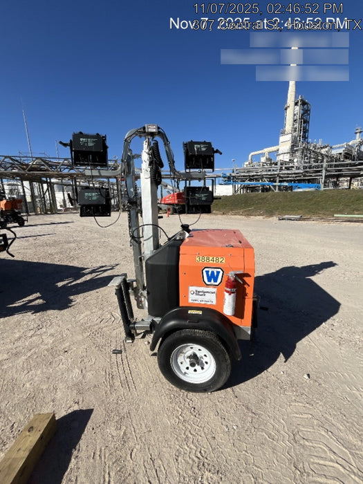 2024 Wanco WLTT-4MM4K Diesel, Deep Sea Controller, Shore Power Plug, Auto Start, (4) 350W LED Floodlights, 4kW Generator, 60 Gal Fuel Tank, 2" Ball, T3