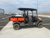 2022 Kubota RTV-X1140W-H Plastic Canopy, Windshield Acrylic Clear, LED Strobe Light, Wire Harness Kit, Back up Alarm