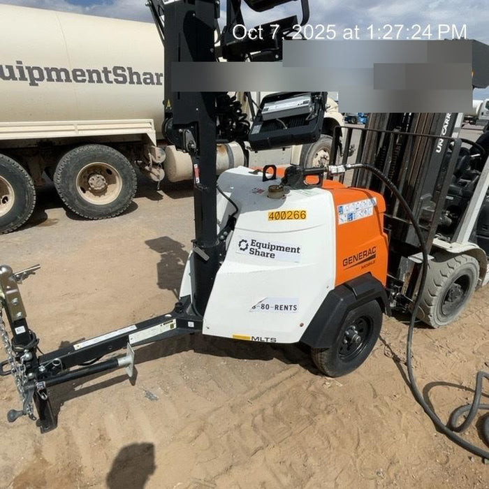 2024 Generac MLT2 Diesel, Flex Switch 120V Input, Powerzone Controller, 
(4) 320W LED Lights, 4kW Generator, 39.9 Gal Fuel Tank, 2" Ball, T3