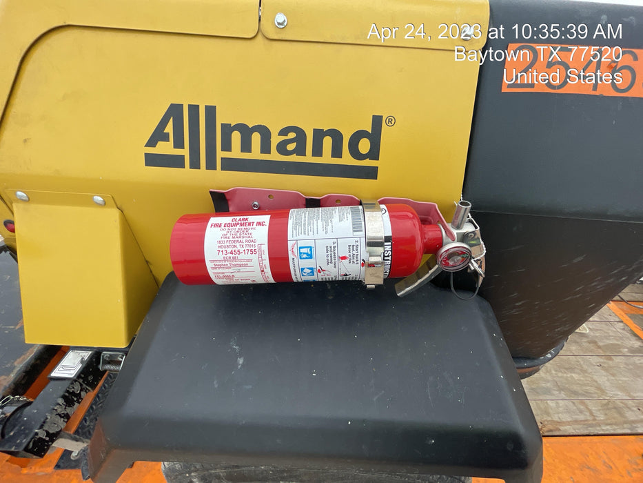 2022 Allmand NLV3GR (4) LED Light Fixture 350W, 23' Vertical Mast, 3kW Prime, Towable, ES Decals, T3