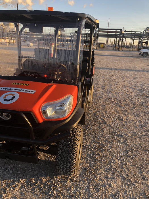 2022 Kubota RTV-X1140W-H Plastic Canopy, Windshield Acrylic Clear, LED Strobe Light, Wire Harness Kit, Back up Alarm