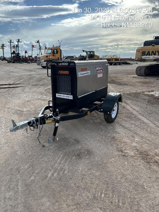 2024 Lincoln Electric LE400 Kubota V1505, Trlr, Cable Rack, Light Kit, ES Decals, T3