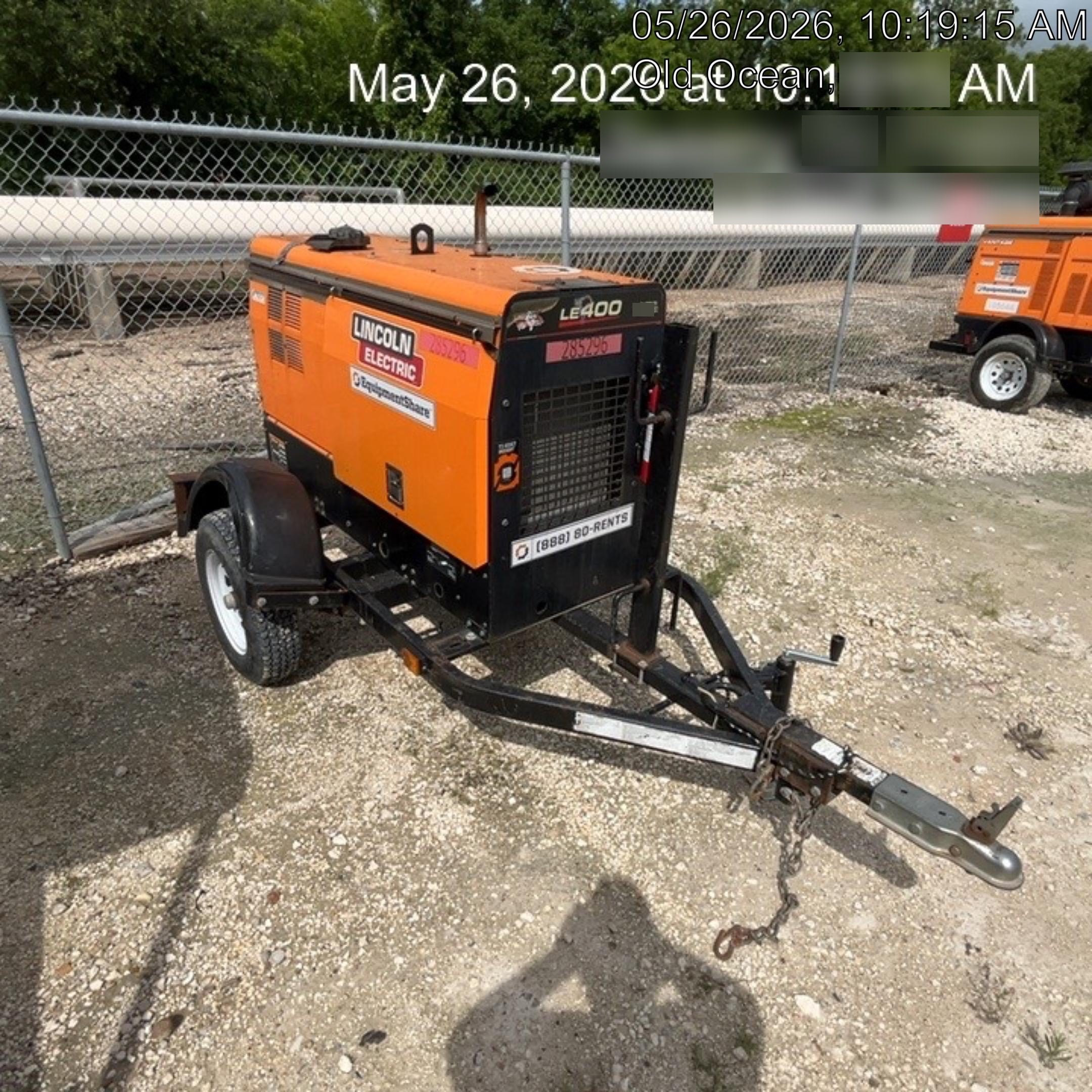 2022 Lincoln Electric LE400 Kubota V1505, Trlr, Cable Rack, Light Kit, ES Decals, T3