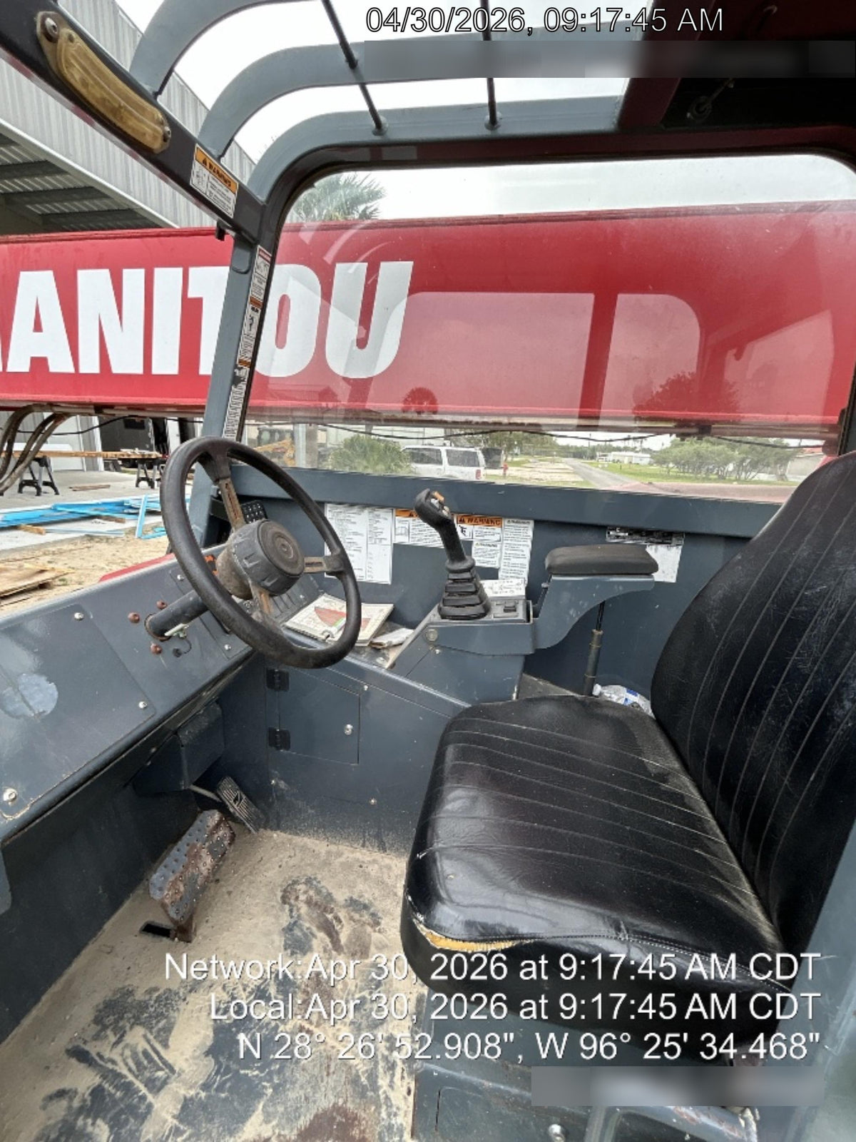 2019 Manitou MTA8044 Manitou MTA 8044 - 74 HP T4, Canopy, Worklights/Strobe, Beacon, 66" Carriage, 48" Forks, Solid Tires, Lift Hook, Aux Hydraulics