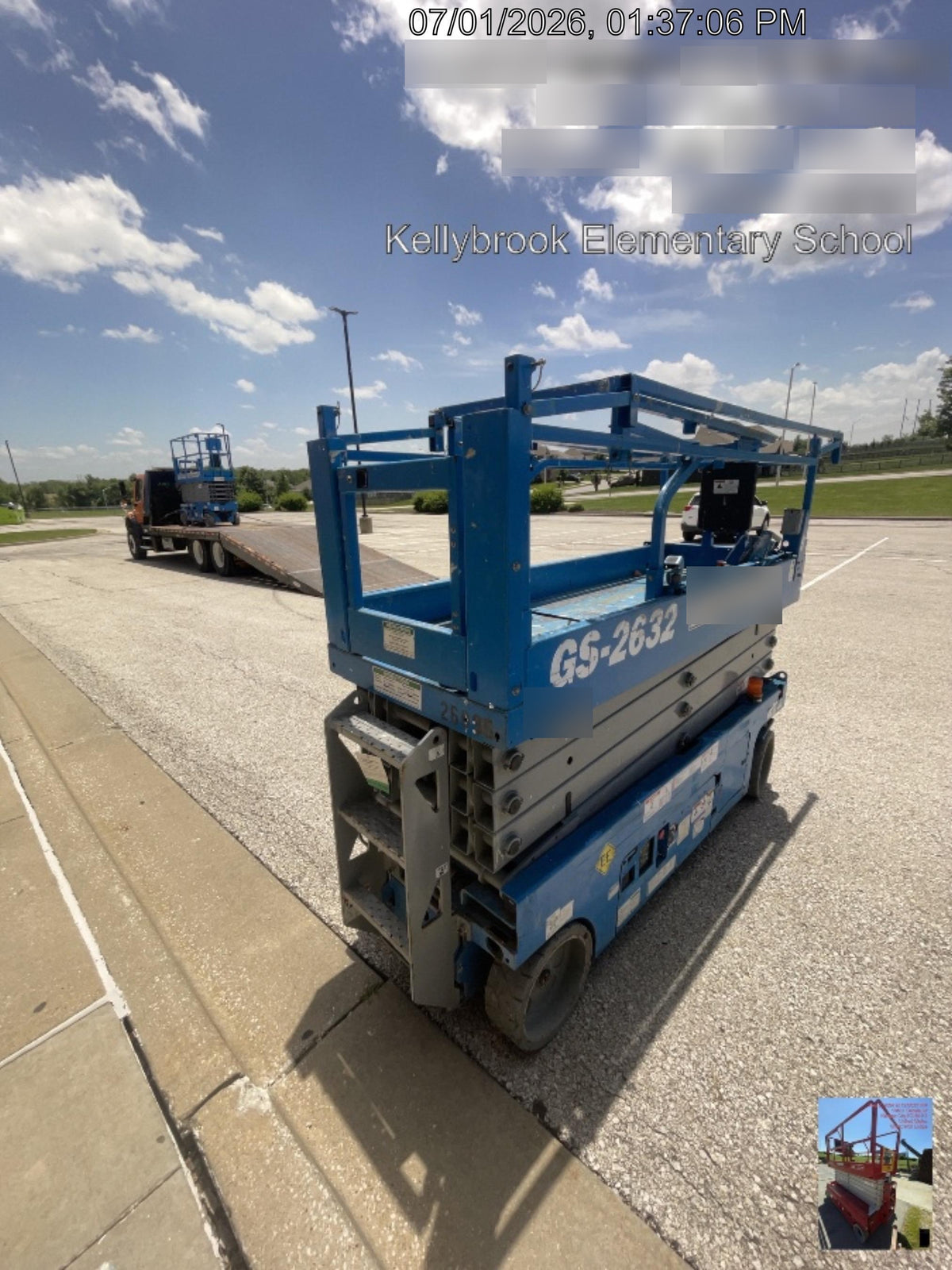 2019 Genie GS-2632 Folding Rails, Swing Gate, EE Rated