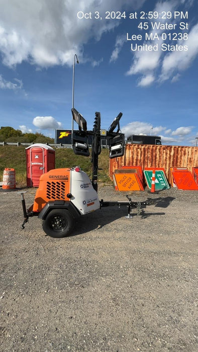 2023 Generac MLT2 Diesel, Flex Switch 120V Input, Powerzone Controller, (4) 320W LED Lights, 4kW Generator, 39.9 Gal Fuel Tank, 2" Ball, T3