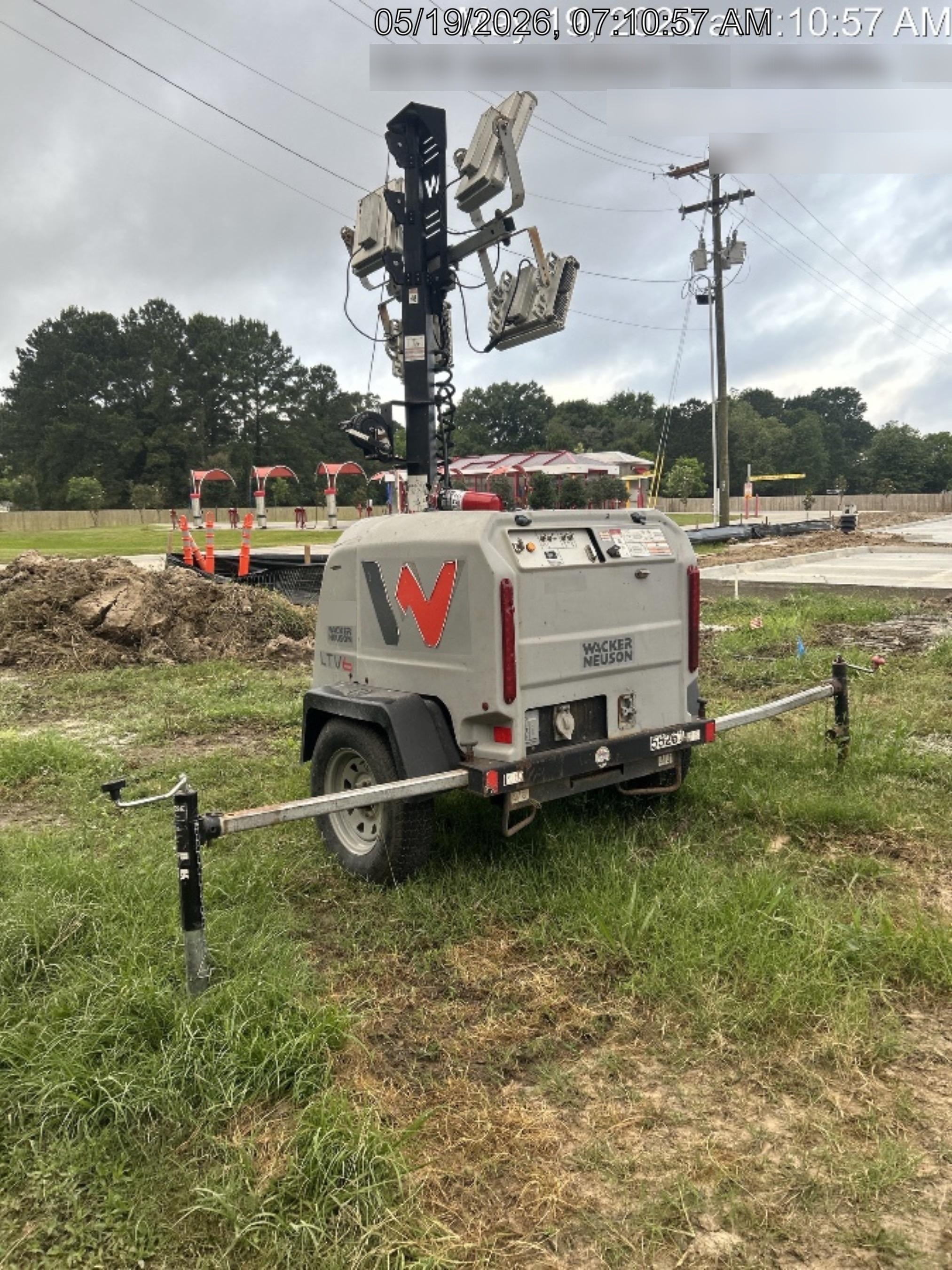 2019 Wacker Neuson LTV6K-LED Standard LED Towable Light Tower w/None
