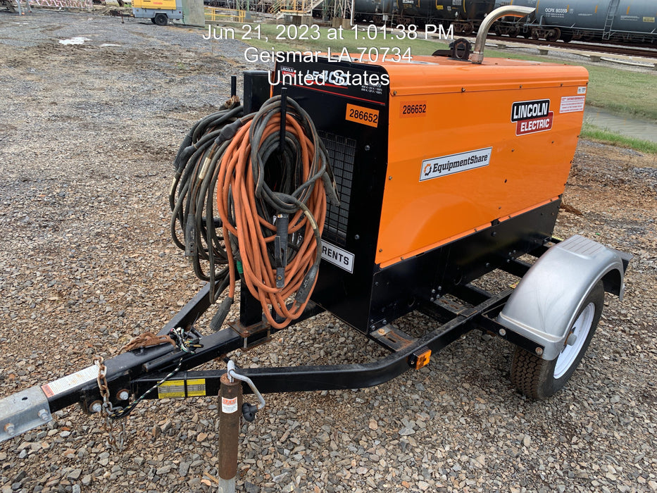 2022 Lincoln Electric LE400 Kubota V1505, Trlr, Cable Rack, Light Kit, ES Decals, T3