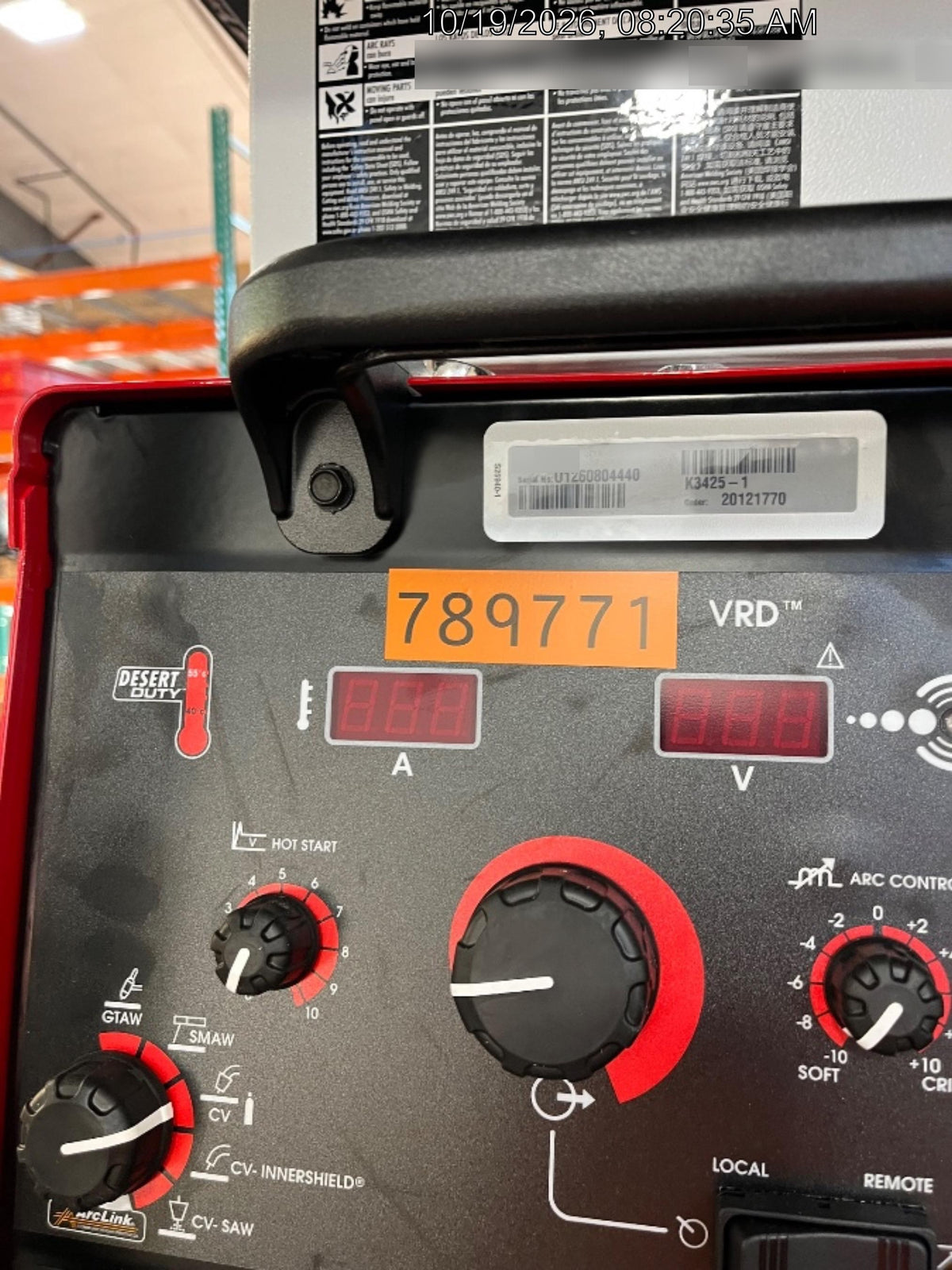 2026 LINCOLN ELECTRIC K3425-1
