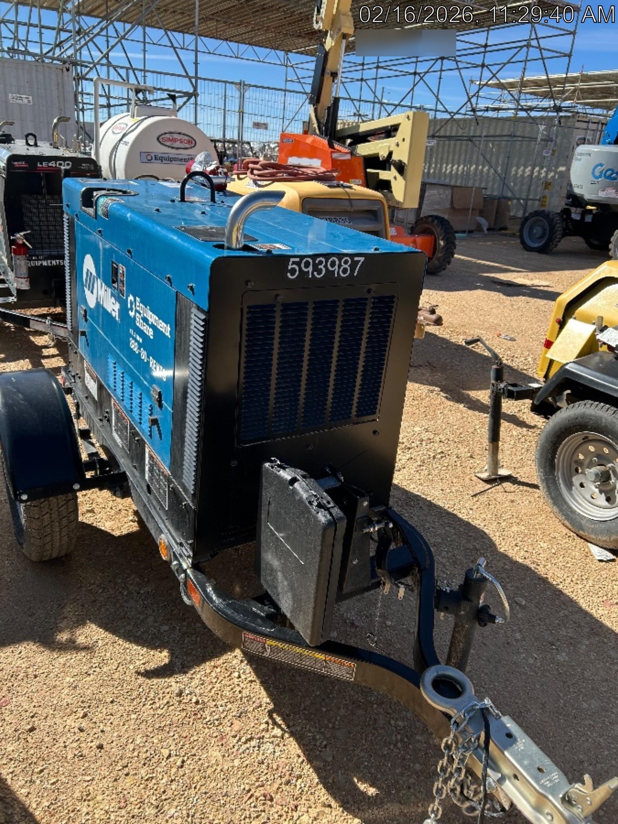 2025 MILLER ELECTRIC BIG BLUE 400