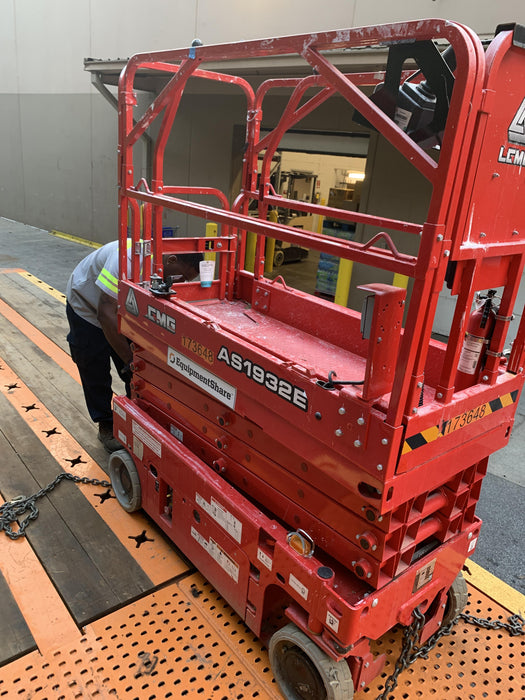 2021 Lgmg AS1932E Electric Drive, Solid Non Marking Tires, Dual Beacons