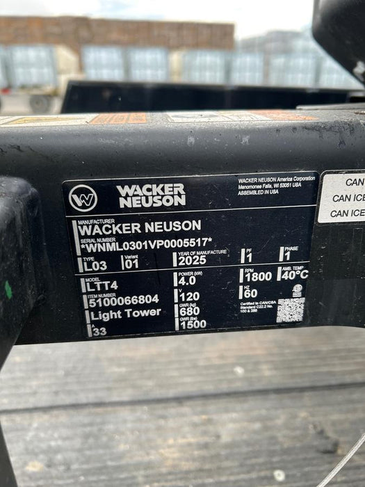 2025 WACKER NEUSON LTT4
