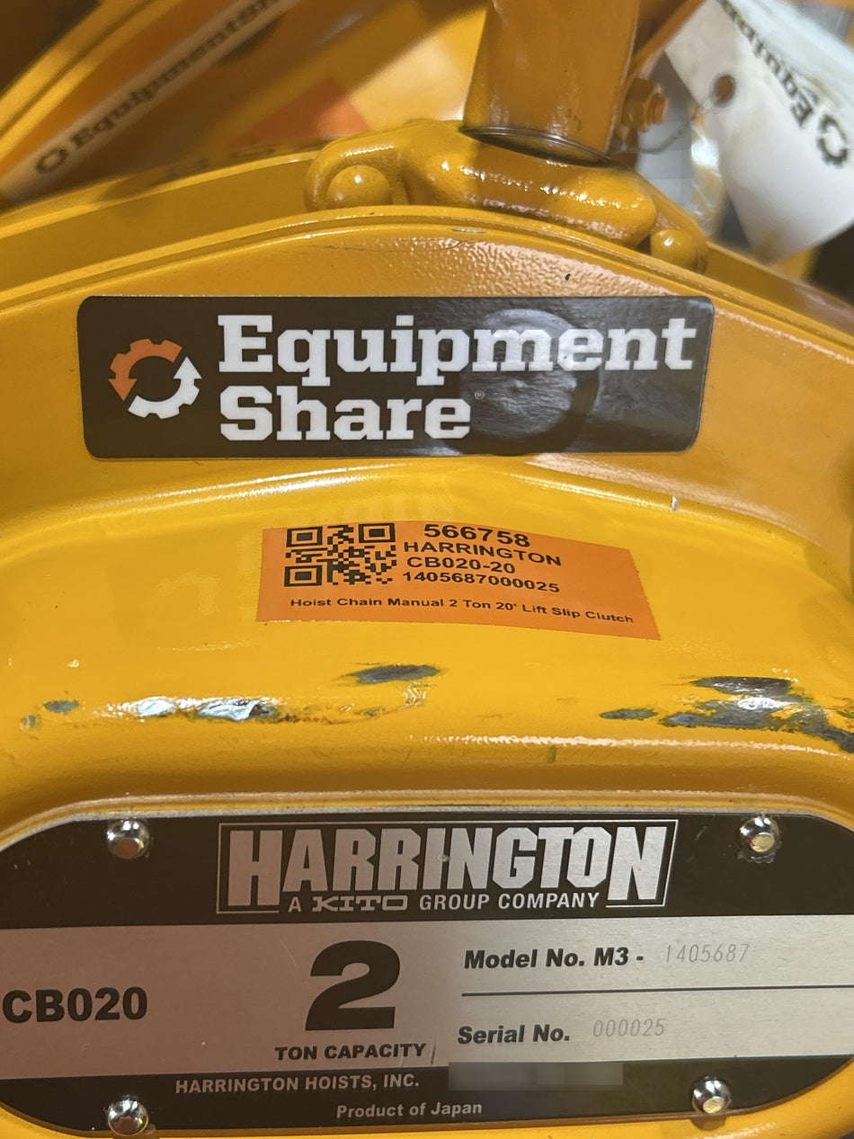2025 HARRINGTON CB020-20