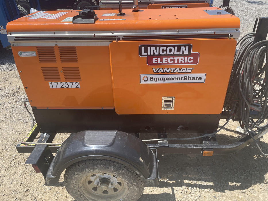 2021 Lincoln Electric Vantage 322 Vantage 322 Ready Pak 3 w/ Decals, ORANGE (includes trailer, cable rack, fender light kit) NO Telematics