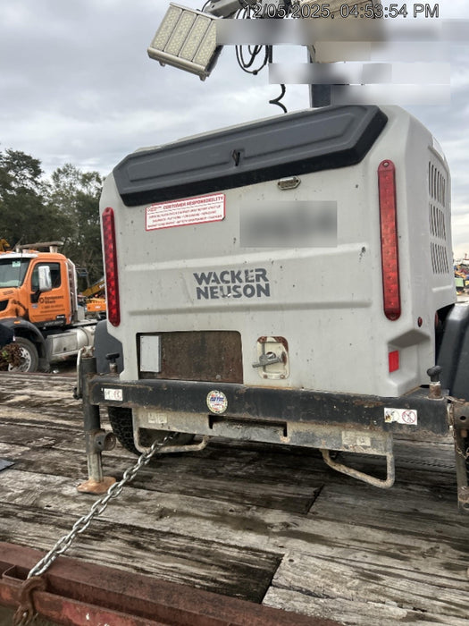 2018 Wacker Neuson LTV6L-MH Wacker Neuson LTV6L Mobile Light Tower w/Fuel Level Sensor Installed