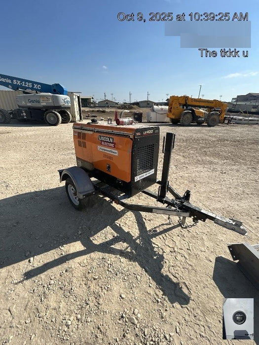 2022 Lincoln Electric LE400 Kubota V1505, Trlr, Cable Rack, Light Kit, ES Decals, T3