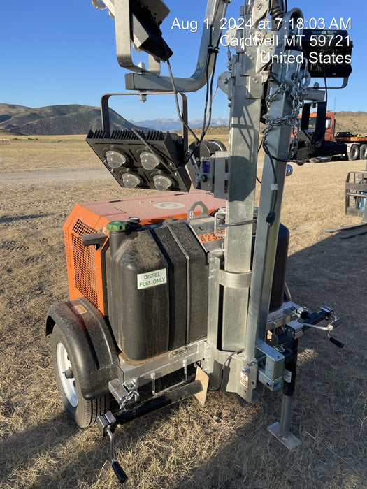 2024 Wanco WLTT-4MM4K Diesel, Deep Sea Controller, Shore Power Plug, Auto Start, (4) 350W LED Floodlights, 4kW Generator, 60 Gal Fuel Tank, 2" Ball, T3