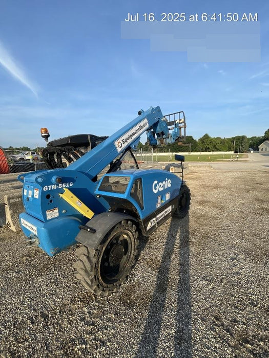 2020 Genie GTH-5519 Cab/Heat/Air, Solid Tires, Work Lights, Beacon, Aux Hydraulics, Back up Alarm