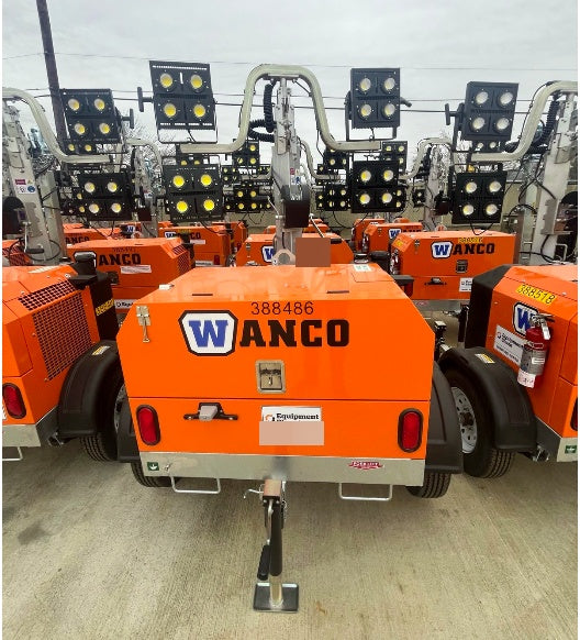 2024 Wanco WLTT-4MM4K Diesel, Deep Sea Controller, Shore Power Plug, Auto Start, (4) 350W LED Floodlights, 4kW Generator, 60 Gal Fuel Tank, 2" Ball, T3