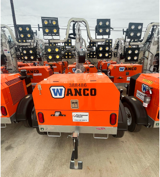 2024 Wanco WLTT-4MM4K Diesel, Deep Sea Controller, Shore Power Plug, Auto Start, (4) 350W LED Floodlights, 4kW Generator, 60 Gal Fuel Tank, 2" Ball, T3