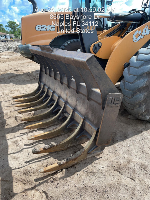 2018 Case 621G CLOSED CAB, 1 FUNCTION, JRB 416 STYLE HYD COUPLER