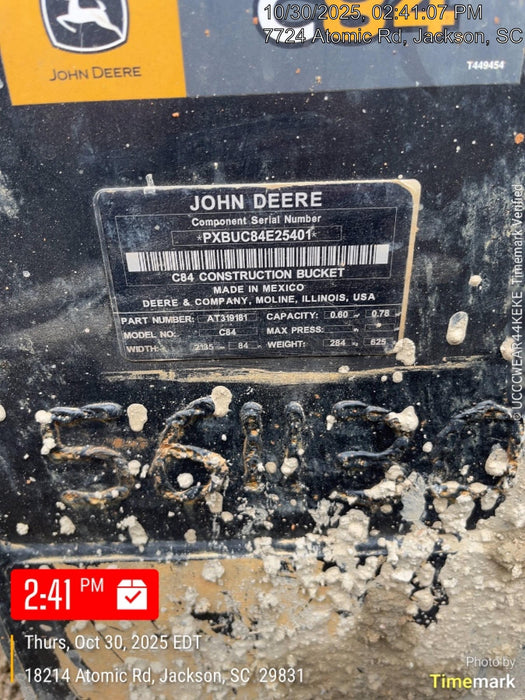 2025 JOHN DEERE 84" Bucket - John Deere