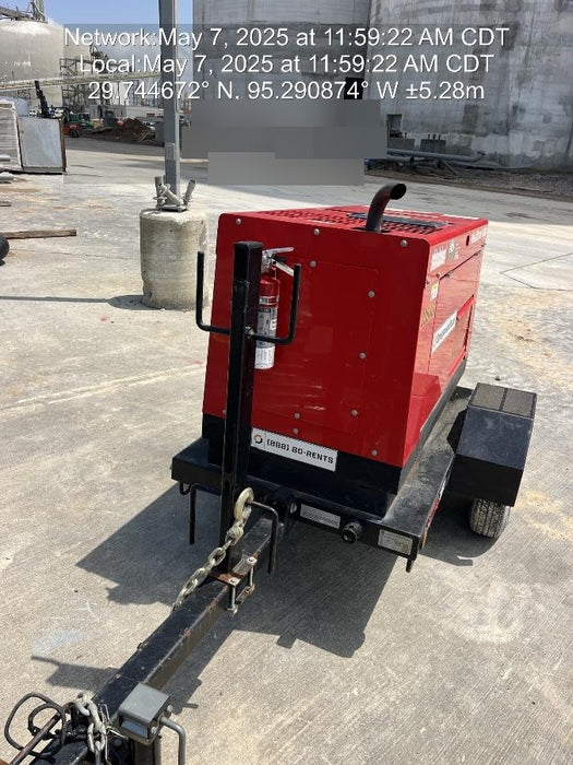 2022 Shindaiwa DGW400MDL Kubota D902 Engine, 23 HP, Dual Op Welder, Wire, Arc, Droop Stick, Tig, and CC Stick Functionality, Simulphase, 3 Phase and 1 Phase Gen Output, Single Axle NB Trlr, Slr Trckl Chrg 12V 12W, Fire Ext