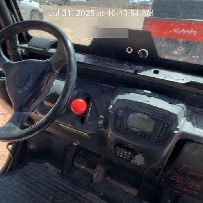 2019 Kubota RTV-X1140W-H 4wd Utility Cart, LED Strobe, Windshield Tempered Glass, Plastic Canopy, Wire Harness Kit, Backup Alarm