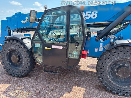 2018 Genie GTH-1056 Genie GTH-1056 w/Enclosed Cab w/HVAC, Work Lights, Solid Tires, Beacon, 60" Carriage and Forks