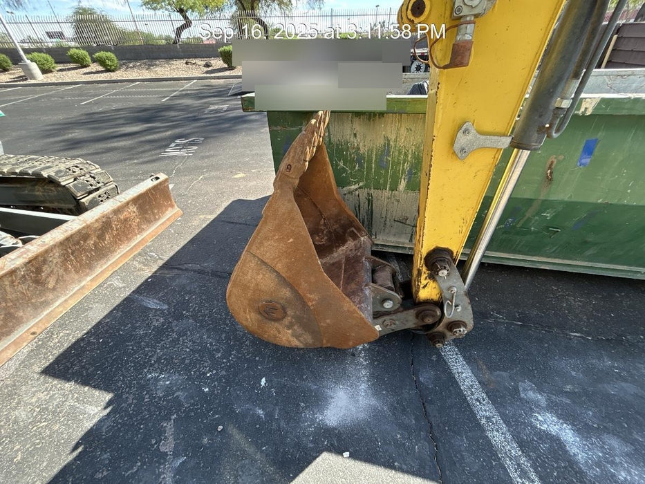 2019 Wacker Neuson ET90 Enclosed Cab, Hybrid Tracks, Long Dipperstick, T4, Hydraulic Thumb w/Manual QC, Buckets: 18/24/36"