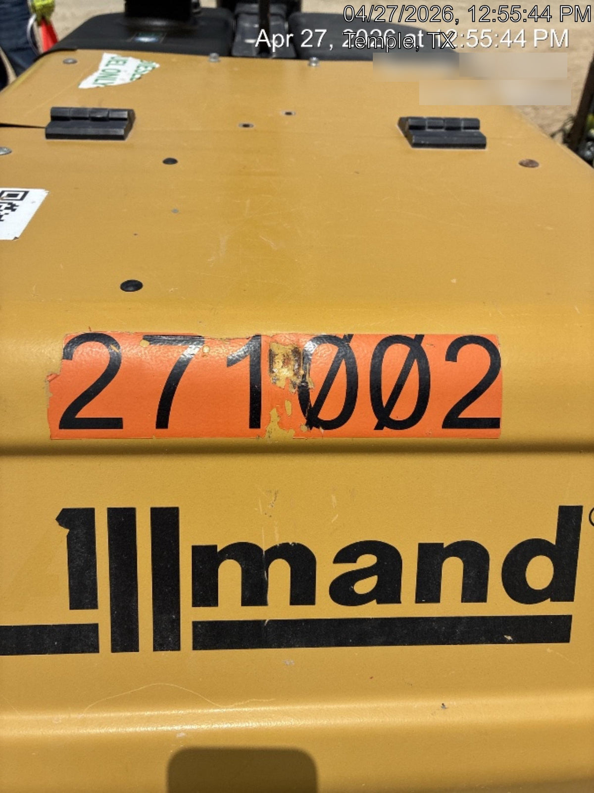 2022 Allmand NLV3GR (4) LED Light Fixture 350W, 23' Vertical Mast, 3kW Prime, Towable, ES Decals, T3