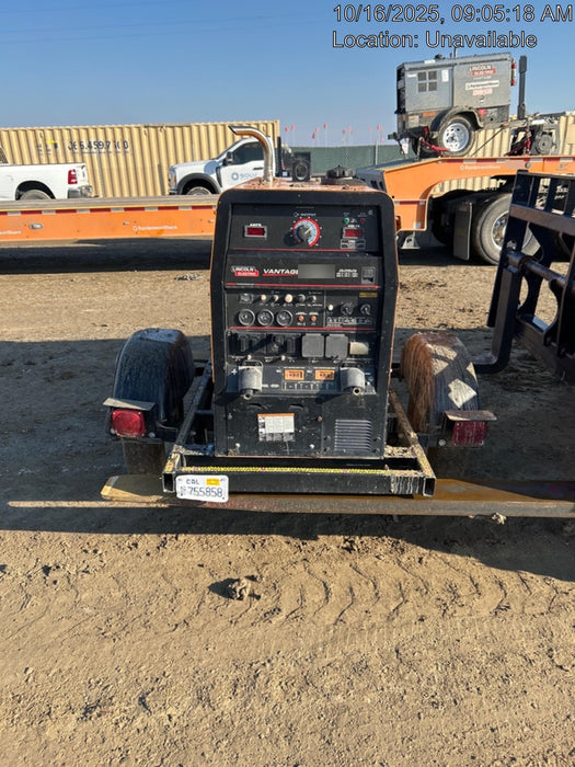 2021 Lincoln Electric Vantage 322 Vantage 322 Ready Pak 3 w/ Decals, ORANGE (includes trailer, cable rack, fender light kit) NO Telematics